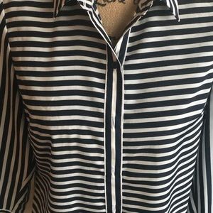 The Limited Tops - The Limited strip button down shirt The Limited Tops - The Limited strip button down shirt